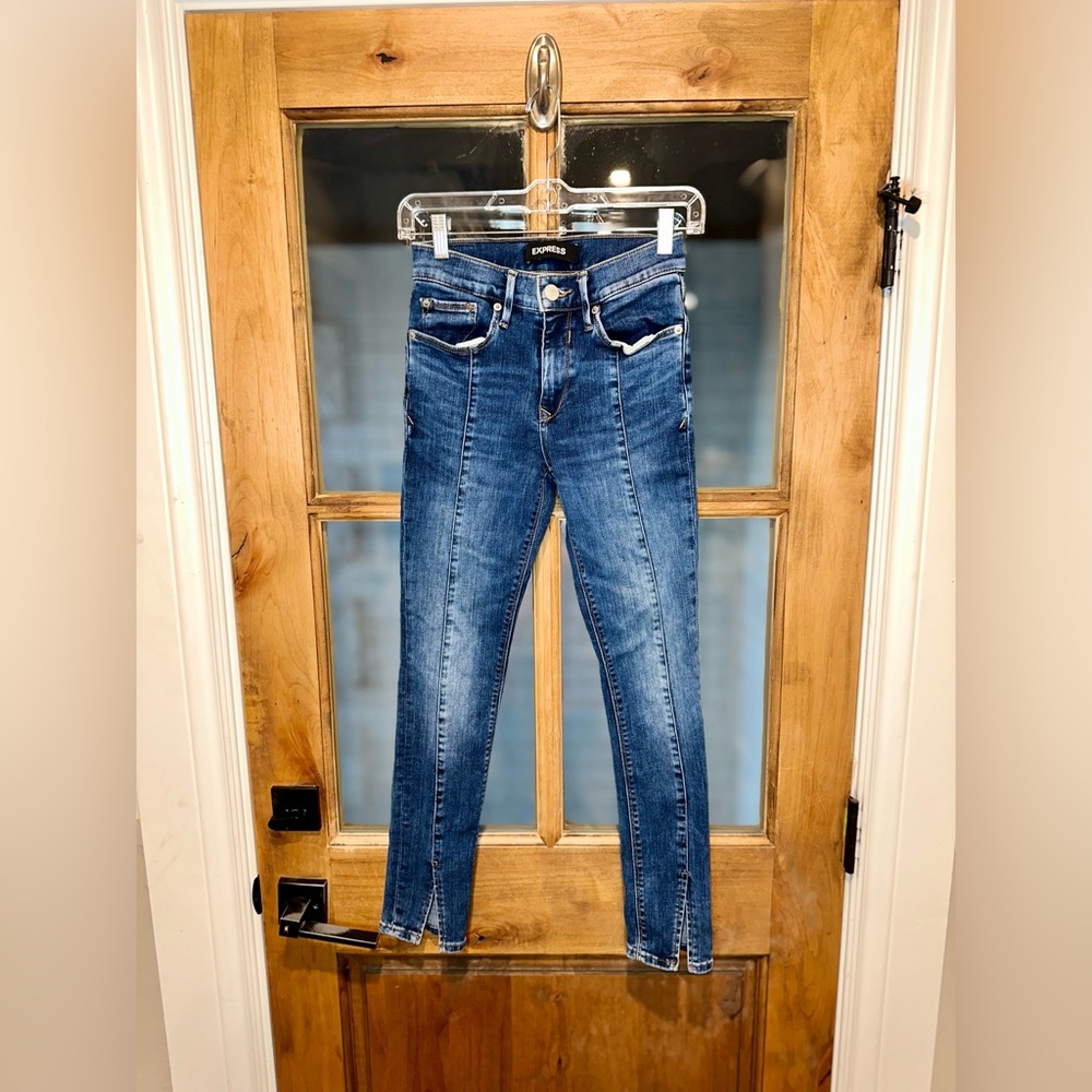 Size 0 Express mid rise jeggings